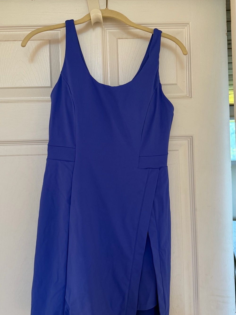 HALARA Royal Blue Midi Scoop-Neck Dress size Small